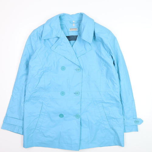 Number Fifteen Women's Blue Mid-Length Pea Coat Size 12
