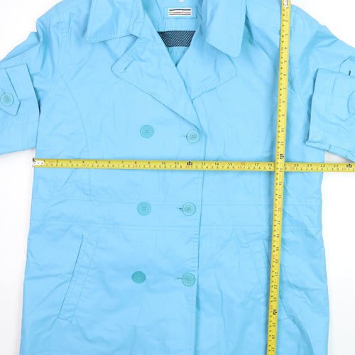 Number Fifteen Women's Blue Mid-Length Pea Coat Size 12