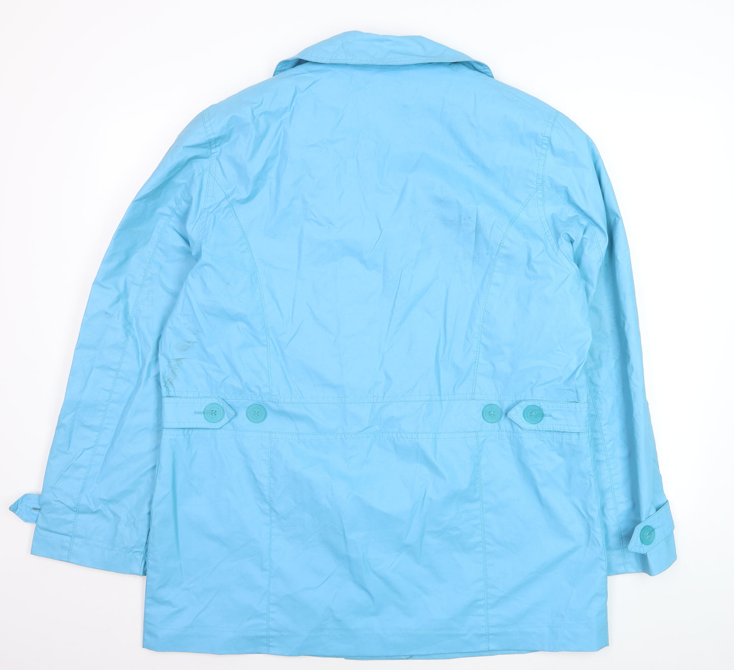 Number Fifteen Women's Blue Mid-Length Pea Coat Size 12
