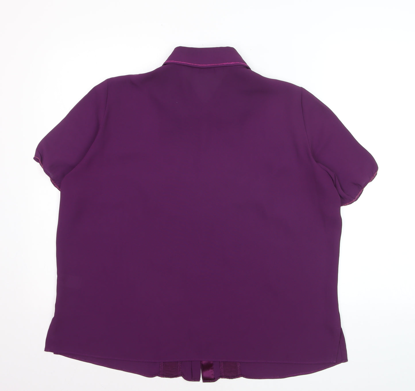 Marks & Spencer Women’s Purple Embellished Blouse Size 18