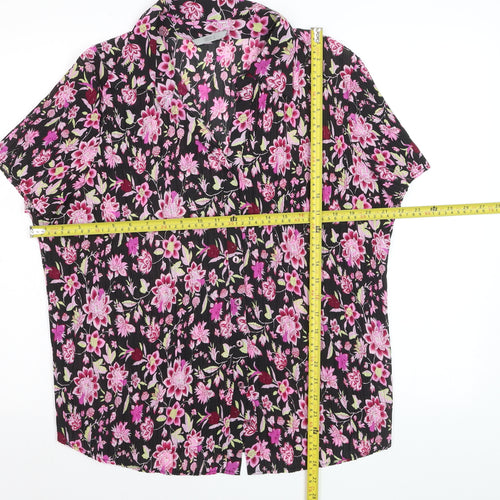 Marks and Spencer Women’s Multicoloured Floral Blouse Size 22