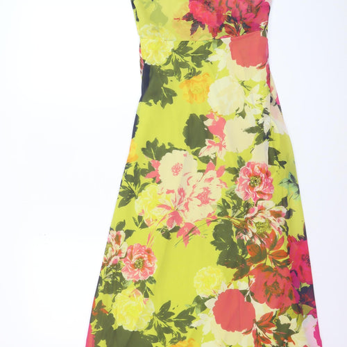 Dorothy Perkins Women’s Multicoloured Floral Midi Fit & Flare Dress Size 8