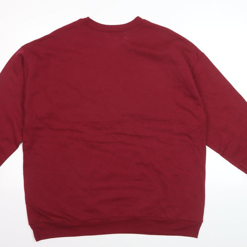 Hanes Men’s Red XL Pullover Crew Neck Sweatshirt Journey Students