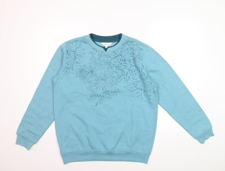 Northern Reflections Women Blue XS Pullover Crew Neck Jumper