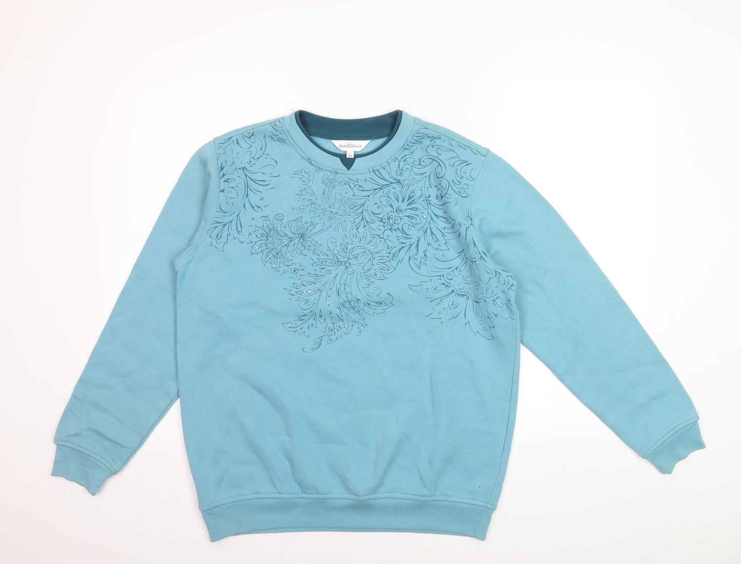 Northern Reflections Women Blue XS Pullover Crew Neck Jumper