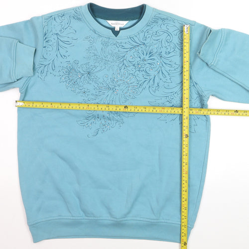 Northern Reflections Women Blue XS Pullover Crew Neck Jumper