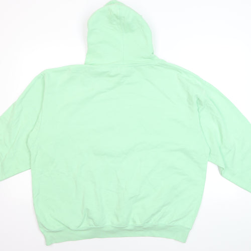U.S. Apparel Women Green Pullover Hoodie Bonita Beach L