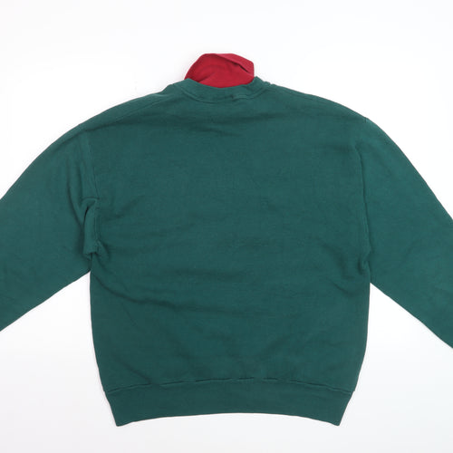 Gopher Sport Women’s Green Christmas Pullover Jumper Size L