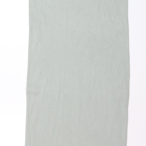 ASOS DESIGN Women’s Grey Sleeveless Ribbed Bodycon Midi Dress Size 6