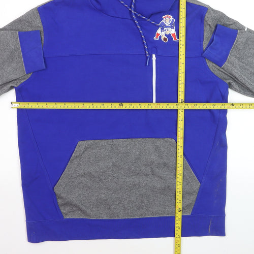 Nike Men's Blue Grey NFL Team Pullover Hoodie XL Sportswear