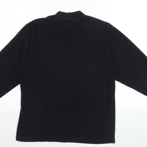 Reebok Men’s Black Fleece Pullover Sweatshirt Size L
