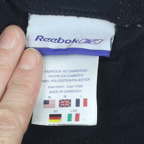 Reebok Men’s Black Fleece Pullover Sweatshirt Size L