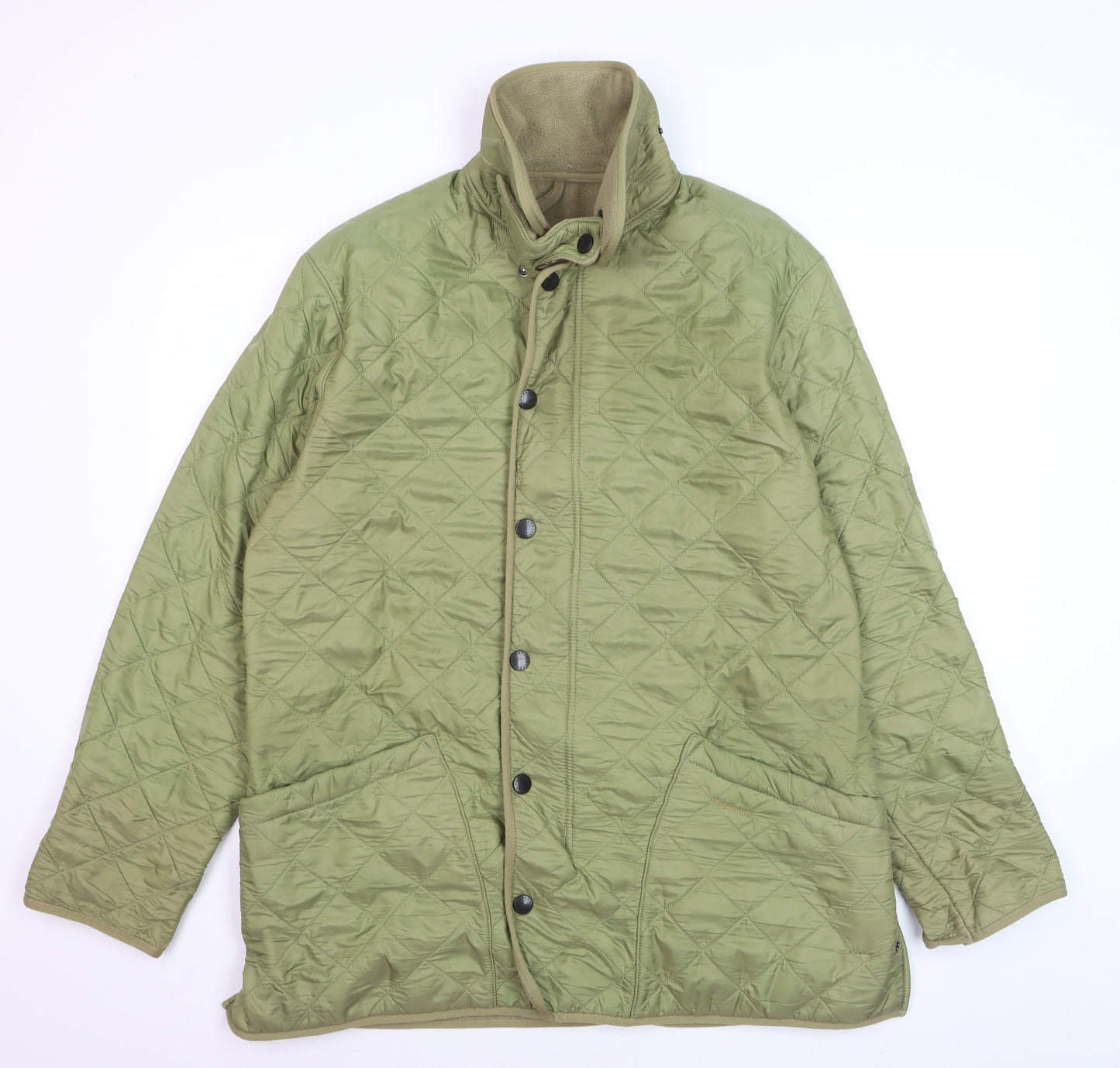 Barbour Men's Green Quilted Polarquilt Jacket Medium