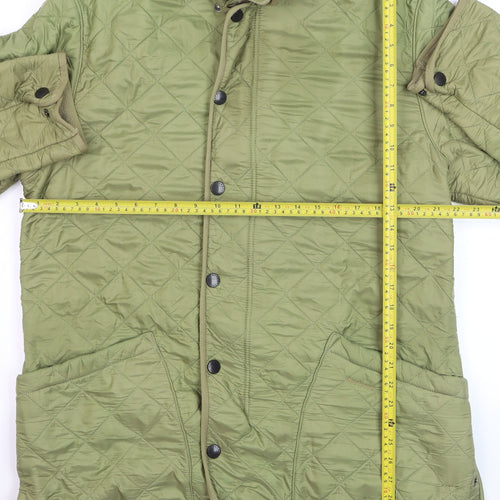 Barbour Men's Green Quilted Polarquilt Jacket Medium