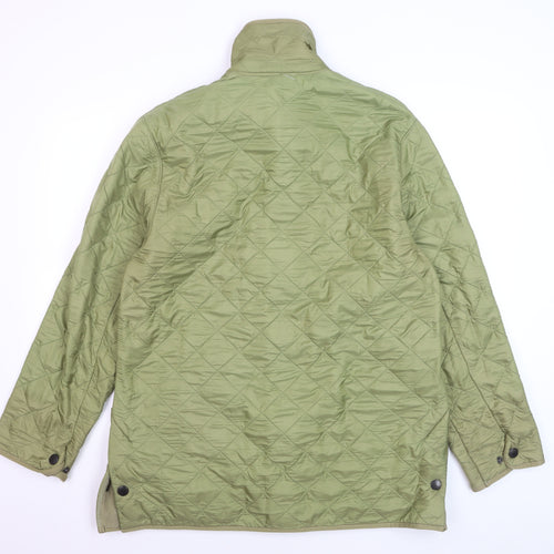 Barbour Men's Green Quilted Polarquilt Jacket Medium