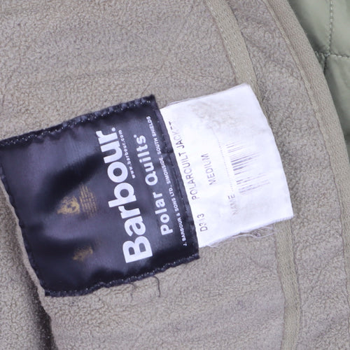 Barbour Men's Green Quilted Polarquilt Jacket Medium