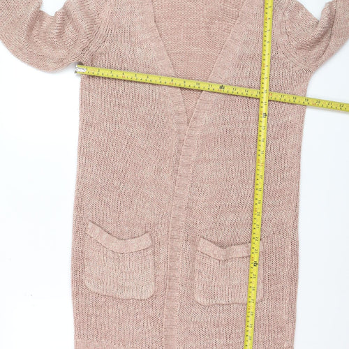 Originals Knitwear Women Beige Chunky-Knit Cardigan Small