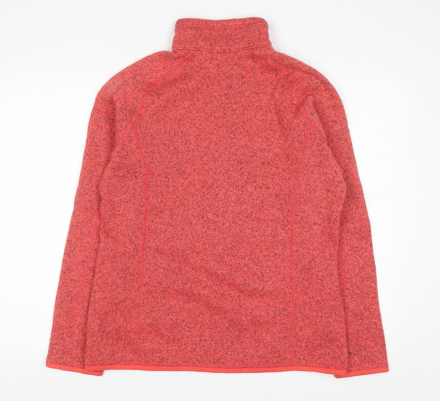 Patagonia Womens Red 1/4 Zip Fleece Sweatshirt Size L
