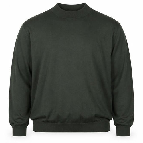 Giorgio Sappini Men's Green 2XL Mock Neck Cotton Jumper