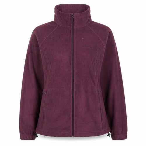 Columbia Women's Purple Full Zip Fleece Sweatshirt Size L