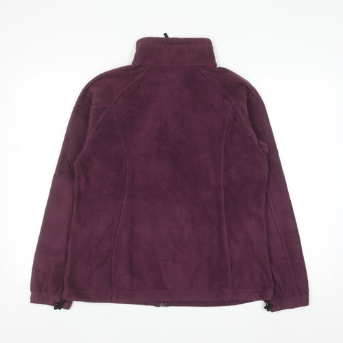 Columbia Women's Purple Full Zip Fleece Sweatshirt Size L