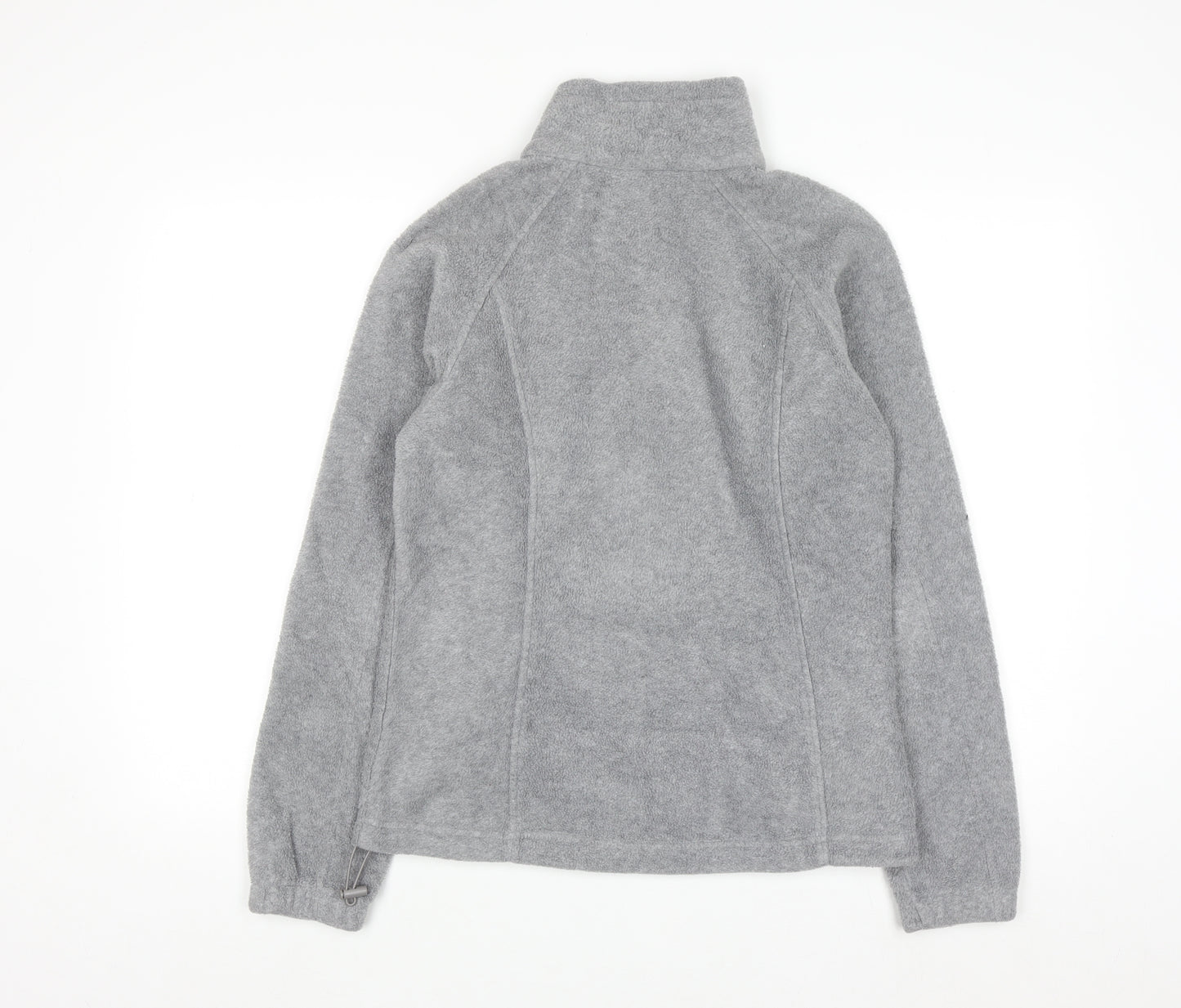 Columbia Women Grey Full Zip Fleece Sweatshirt M