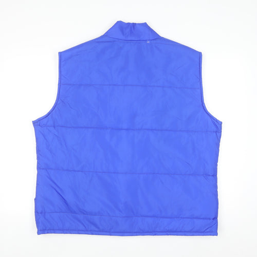 Avon Sportswear Men's Blue XL Quilted Waistcoat Bodywarmer