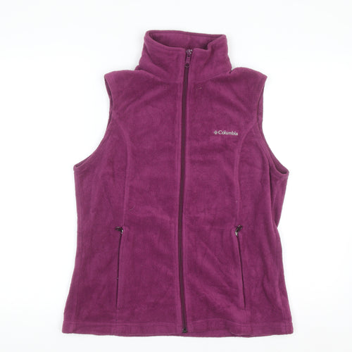 Columbia Women's Purple Fleece Bodywarmer Waistcoat Size M