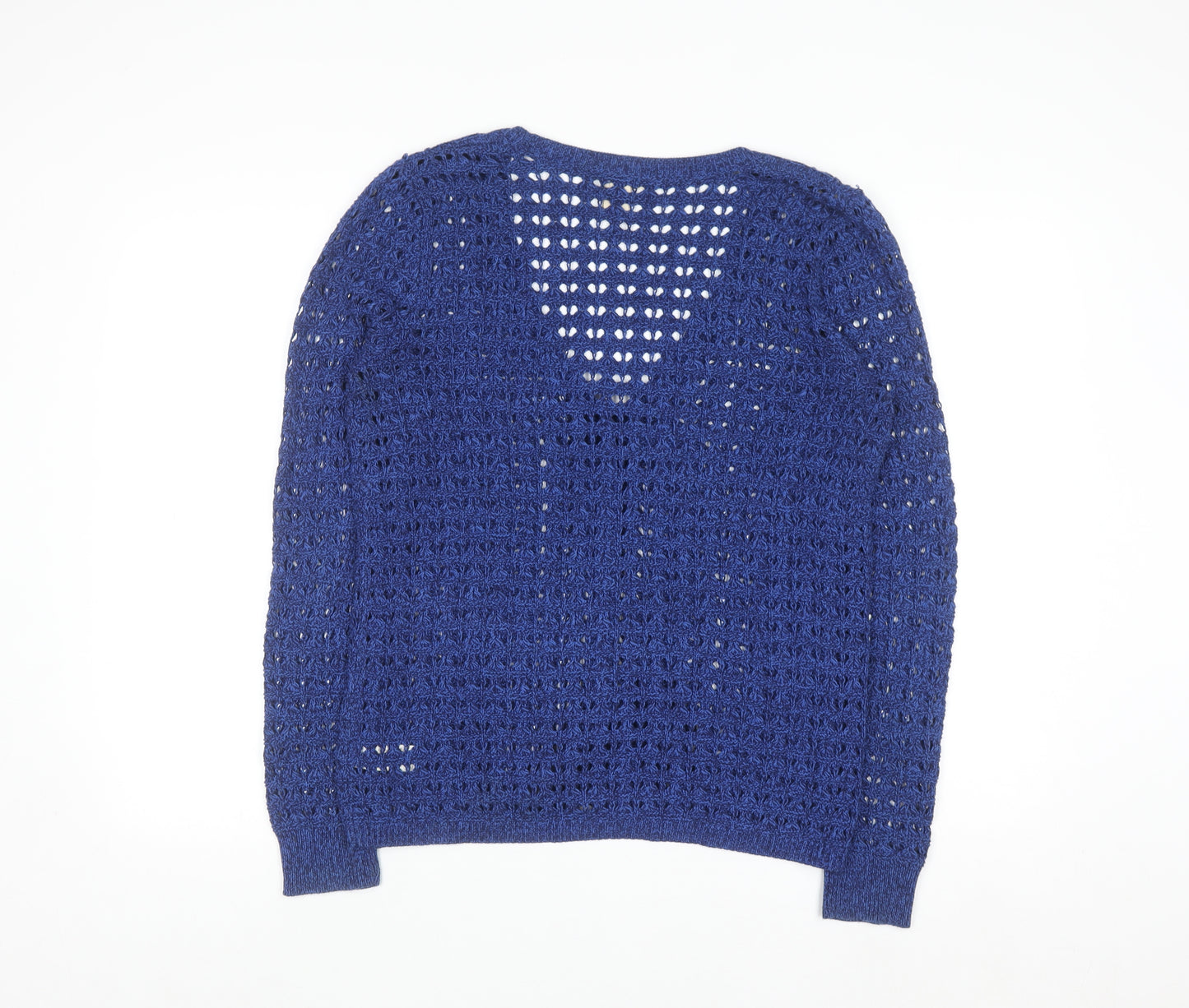 DKNY Jeans Women's Blue Open Knit Cardigan Size S