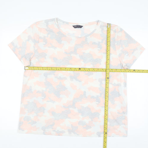 Marks and Spencer Women’s Multicoloured Camouflage T-Shirt Size 16