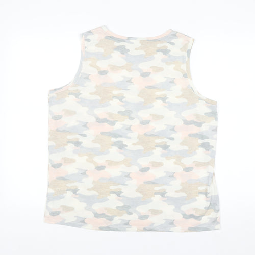 Marks and Spencer Women’s Multicoloured Camo Sleeveless Tank Top Size 16