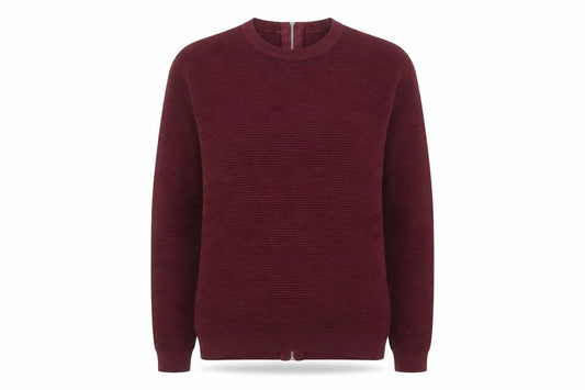 Front view of Next Women's Red Full Zip Cotton Knit Jumper, size 8