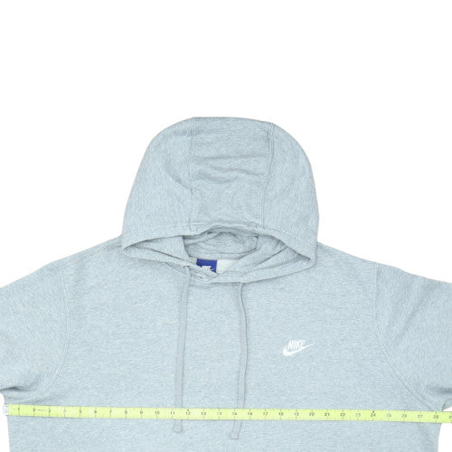 Nike Men's Grey 2XL Pullover Hoodie Logo Cotton Blend