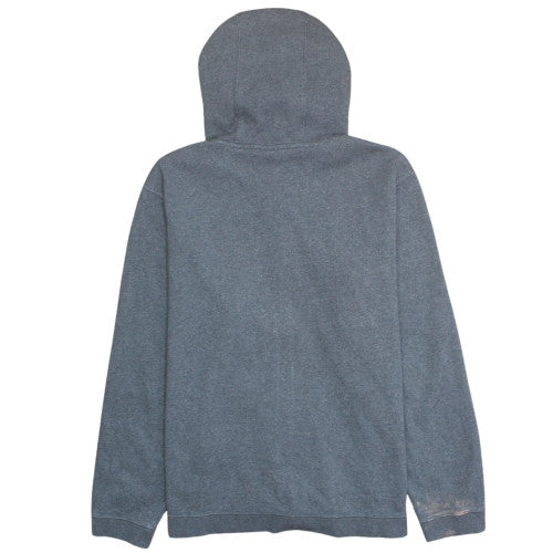 Nike Men’s Grey Full Zip Hoodie XL Sports Fleece Sweatshirt