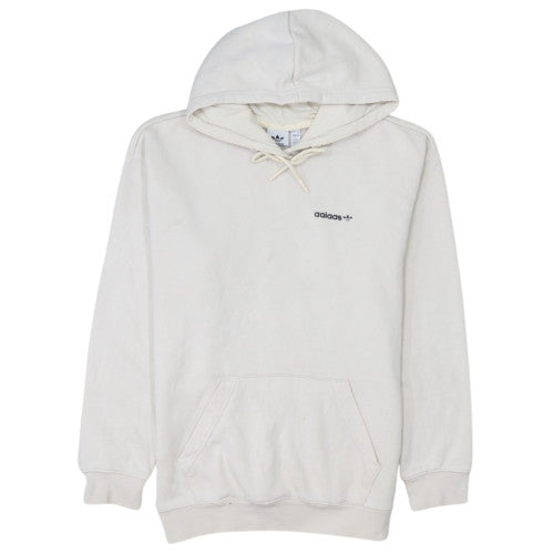 Adidas Women’s Beige Pullover Hoodie Size 8 Cotton Blend Casual