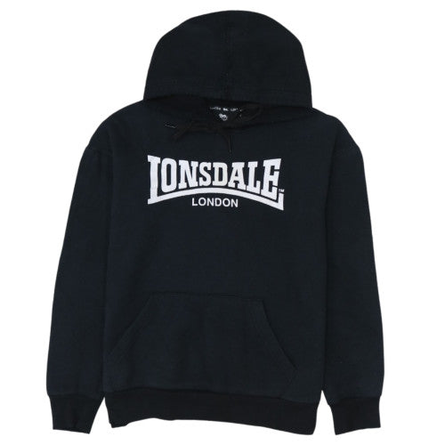Lonsdale London Womens Black Size 12 Pullover Hoodie