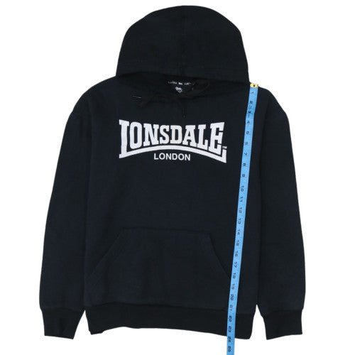 Lonsdale London Womens Black Size 12 Pullover Hoodie
