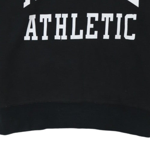 Russell Athletic Womens Black Hoodie Size 10 Pullover Cotton Blend
