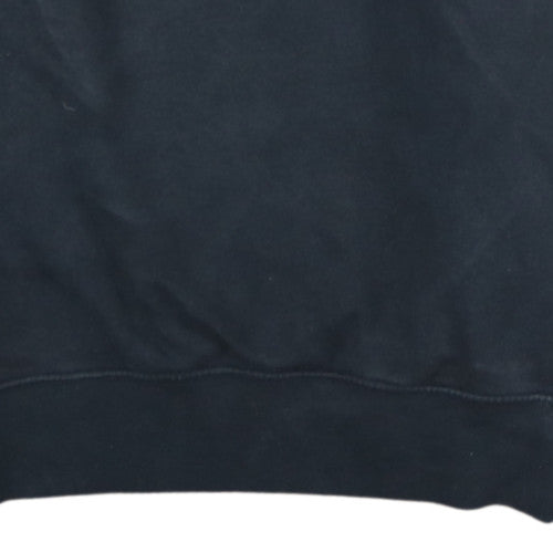 Nike Men's Black Crew Neck Cotton Sweatshirt Size S