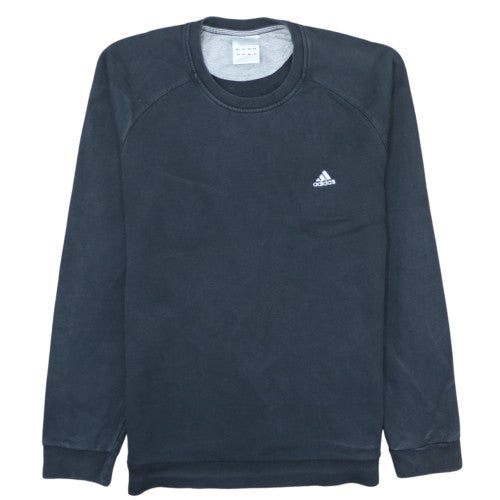Adidas Men's Black Crew Neck Pullover Sweatshirt Size L
