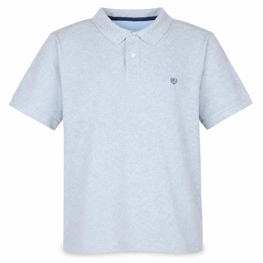 Front view of Chaps Men's Grey Everyday Polo Shirt XL Cotton Casual Top