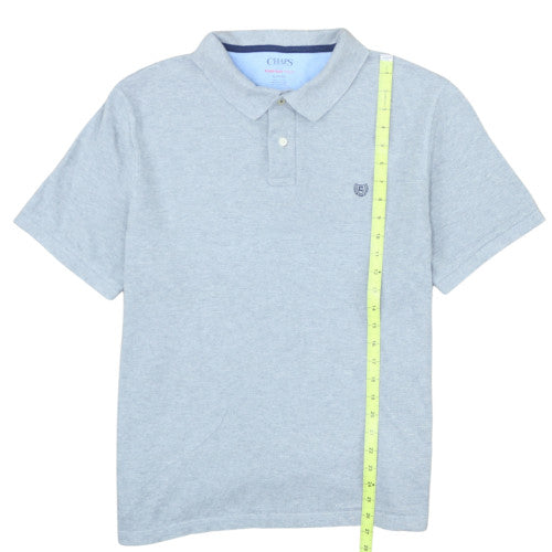 Chaps Men's Grey Everyday Polo Shirt XL Cotton Casual Top