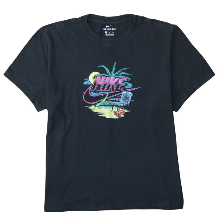 Nike Unisex Black XL Retro Beach Graphic T-Shirt