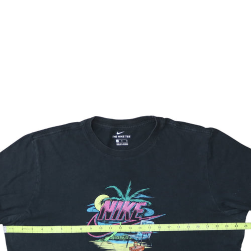 Nike Unisex Black XL Retro Beach Graphic T-Shirt