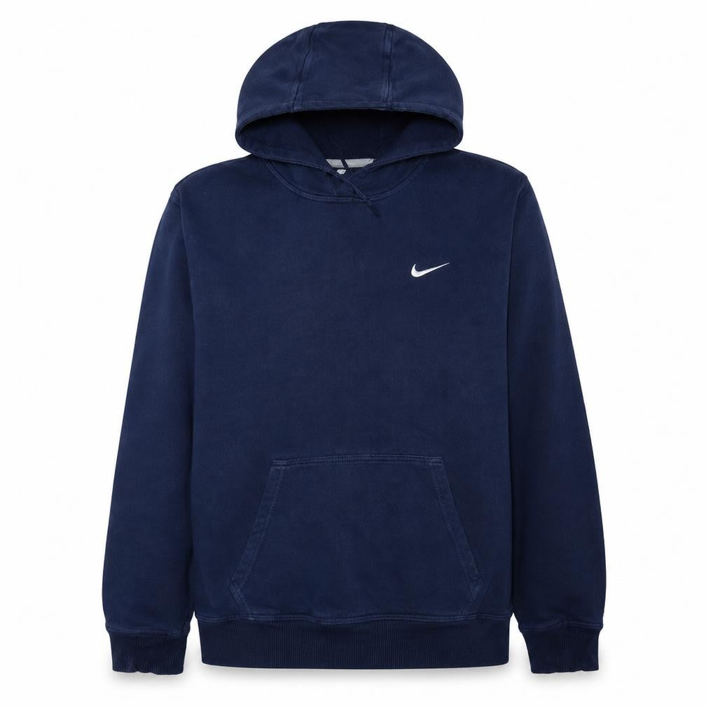 Nike Men's Blue Pullover Hoodie L Sports Fleece Sweatshirt