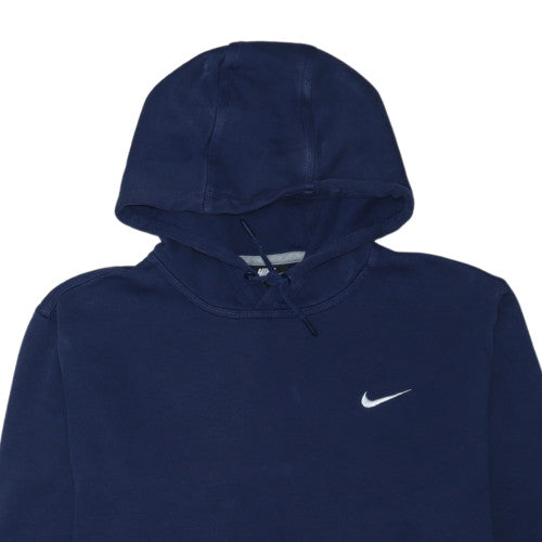 Nike Men's Blue Pullover Hoodie L Sports Fleece Sweatshirt