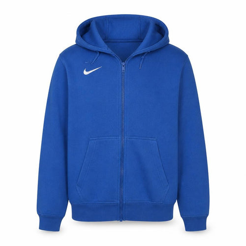 Nike Mens Blue Small Full Zip Hoodie Sweatshirt Cotton Blend
