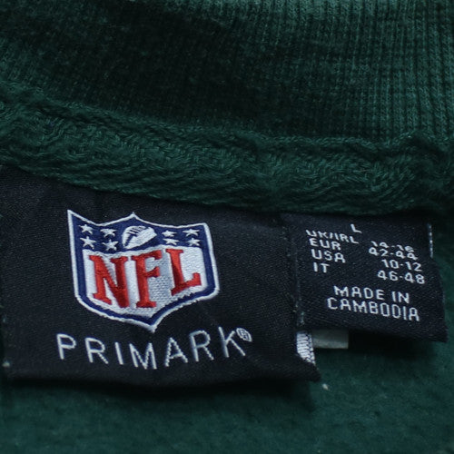 Primark NFL Women’s Green NY Jets Pullover Sweatshirt L Cotton Blend