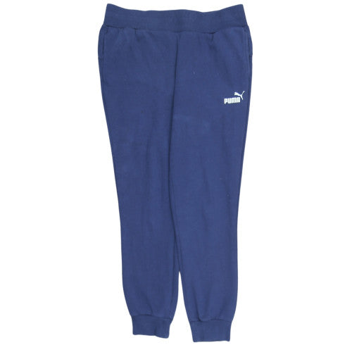 Puma Women Blue Jogger Trousers Size 14 Fleece