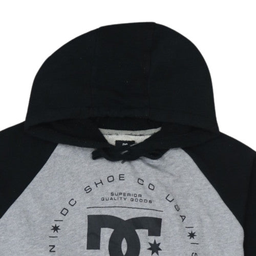 DC Shoes Men's Grey & Black XL Pullover Hoodie